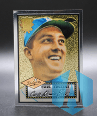 2002 Topps Chrome CARL ERSKINE 1952 #250 Reprint 52R-3 Dodgers